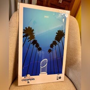 S. Preston Minimalist Los Angeles Dodgers 2024 World Series Champions Art Print
